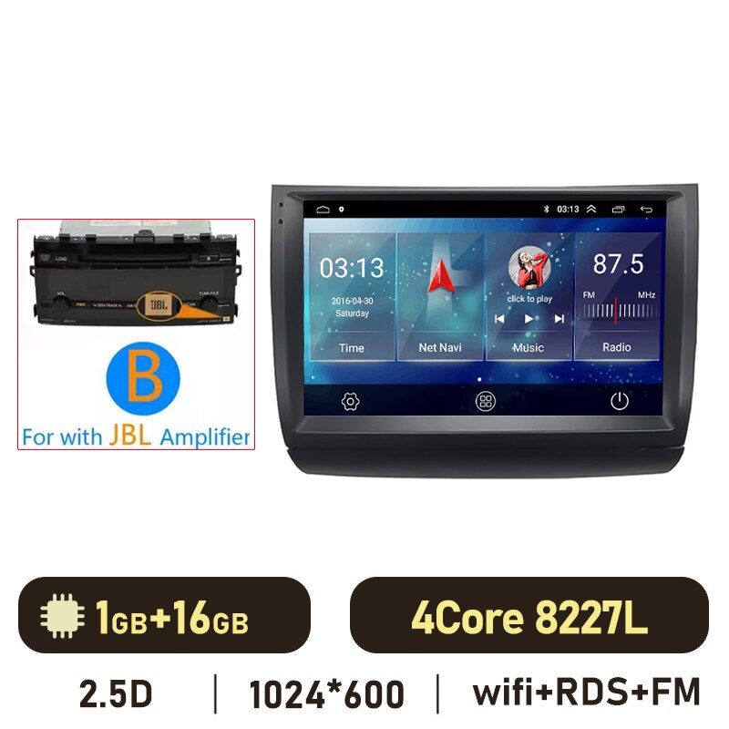 Eunavi 7862 4G 2DIN Android Auto Radio GPS For Toyota Prius 20 2002-2009 Car Multimedia Video Player Carplay 2 Din