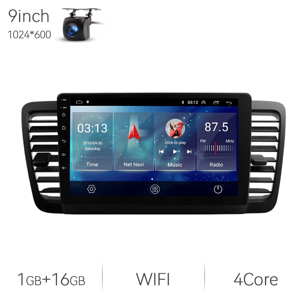 Eunavi 7862 8Core 2K 13.1'' 2din Android Radio For Subaru Outback 3 Legacy 4 2003 - 2009 Car Multimedia Video Player GPS Stereo