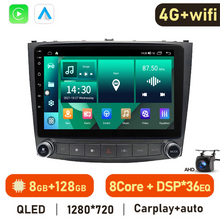 Załaduj zdjęcie do przeglądarki galerii, Eunavi 7862 4G 2DIN Android Auto Radio GPS For Lexus IS250 300 2006-2012 Car Multimedia Video Player Carplay 2 Din