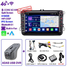 Charger l&#39;image dans la galerie, Eunavi Android 11 Car Video Player CARPLAY For VW Volkswagen Passat B7 B6 Golf Touran Polo Tiguan Jetta GPS Navigation Stereo