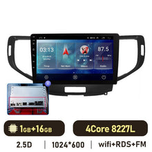 Załaduj zdjęcie do przeglądarki galerii, Eunavi 12.1&#39;&#39; QLED 4G 2 DIN Android Auto Radio GPS For Honda Accord 8 2008 2009 2010 2011 2012 Car Multimedia 8G 128G Carplay