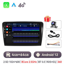 Charger l&#39;image dans la galerie, Eunavi Android 10 Car Radio For Skoda Superb 2 B6 2008 - 2015 Multimedia Video Player GPS Autoradio Carplay 4G 2din 2 Din No DVD