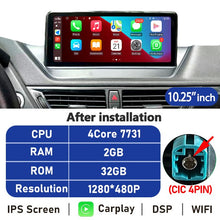 Załaduj zdjęcie do przeglądarki galerii, Eunavi 10.25&#39;&#39;/12.3&#39;&#39; Android Auto Radio For BMW X1 E84 2009 2010 2011-2015 Car Multimedia Player Navigation GPS Carplay No DVD