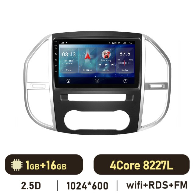 Eunavi 12.1'' 2 DIN Android Auto Radio For Mercedes Benz Vito 3 2014 2015 2016 2017 2018 2019 2020 Car Multimedia GPS Carplay