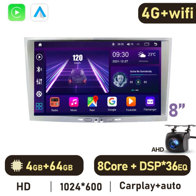 Eunavi 8inch 2 Din Android 10 Car Radio GPS For Opel Vauxhall Astra H G J Vectra Antara Zafira Corsa Vivaro Meriva Veda Stereo