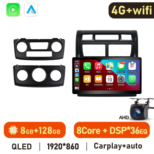 Eunavi 4G Carplay 2 Din Android Auto Radio For Kia Sportage 2007-2013 Car Multimedia Video Player GPS Stereo 2din 1920*860P