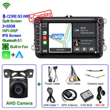 Laden Sie das Bild in den Galerie-Viewer, Eunavi Android 11 Car Video Player CARPLAY For VW Volkswagen Passat B7 B6 Golf Touran Polo Tiguan Jetta GPS Navigation Stereo