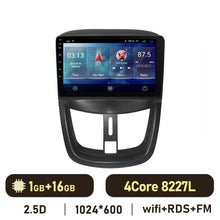 Załaduj zdjęcie do przeglądarki galerii, Eunavi 4G 2 Din Android Auto Radio For For Peugeot 207 207CC 2007-2014 Car Multimedia Video Player GPS Stereo Carplay 1920*860P