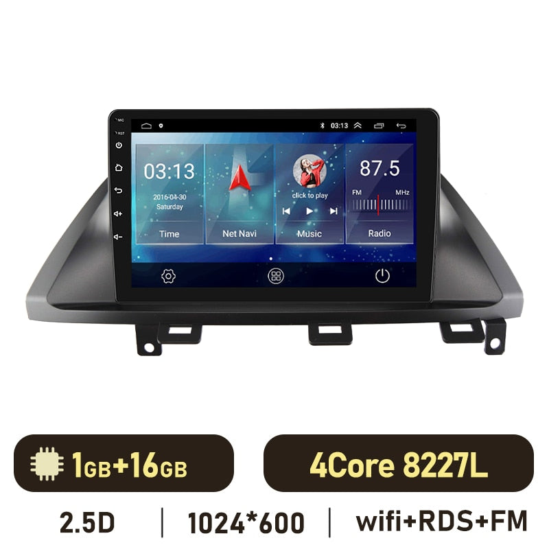 Eunavi 4G 2DIN Android Auto Radio GPS For Honda Odyssey USA 2004-2010 Car Multimedia Video Player Carplay 2 Din