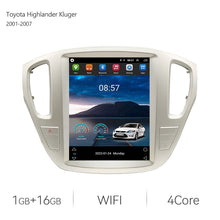 Load image into Gallery viewer, Eunavi Tesla Style Android 11 Car Radio For Toyota Highlander Kluger 2001-2007 12.1&quot; Car Stereo GPS Navigation Carplay BT