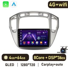 Załaduj zdjęcie do przeglądarki galerii, Eunavi 4G 2DIN Android Auto Radio GPS For Toyota Highlander 1 XU20 Kluger 2001-2007 Car Multimedia Video Player Carplay 2 Din