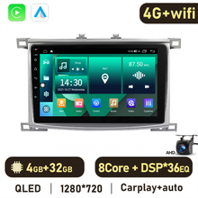 Charger l&#39;image dans la galerie, Eunavi 7862 4G 2DIN Android Radio GPS For Toyota Land Cruiser 100 For Lexus LX470 2002-2007 Car Multimedia Video Player Carplay