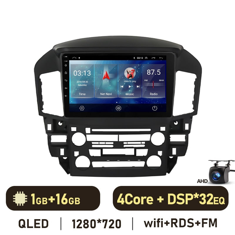 Eunavi 7862 4G 2DIN Android Radio GPS For Lexus RX300 XU10 1997-2003 Toyota Harrier 1998-2004 Car Multimedia Video Player