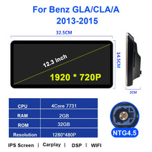 Cargar imagen en el visor de la galería, Eunavi Android Car radio Multimedia Player for Mercedes Benz A CLA GLA Class W117 W176 X156 2013-2015 NTG 4.5 NTG 5.0 gps