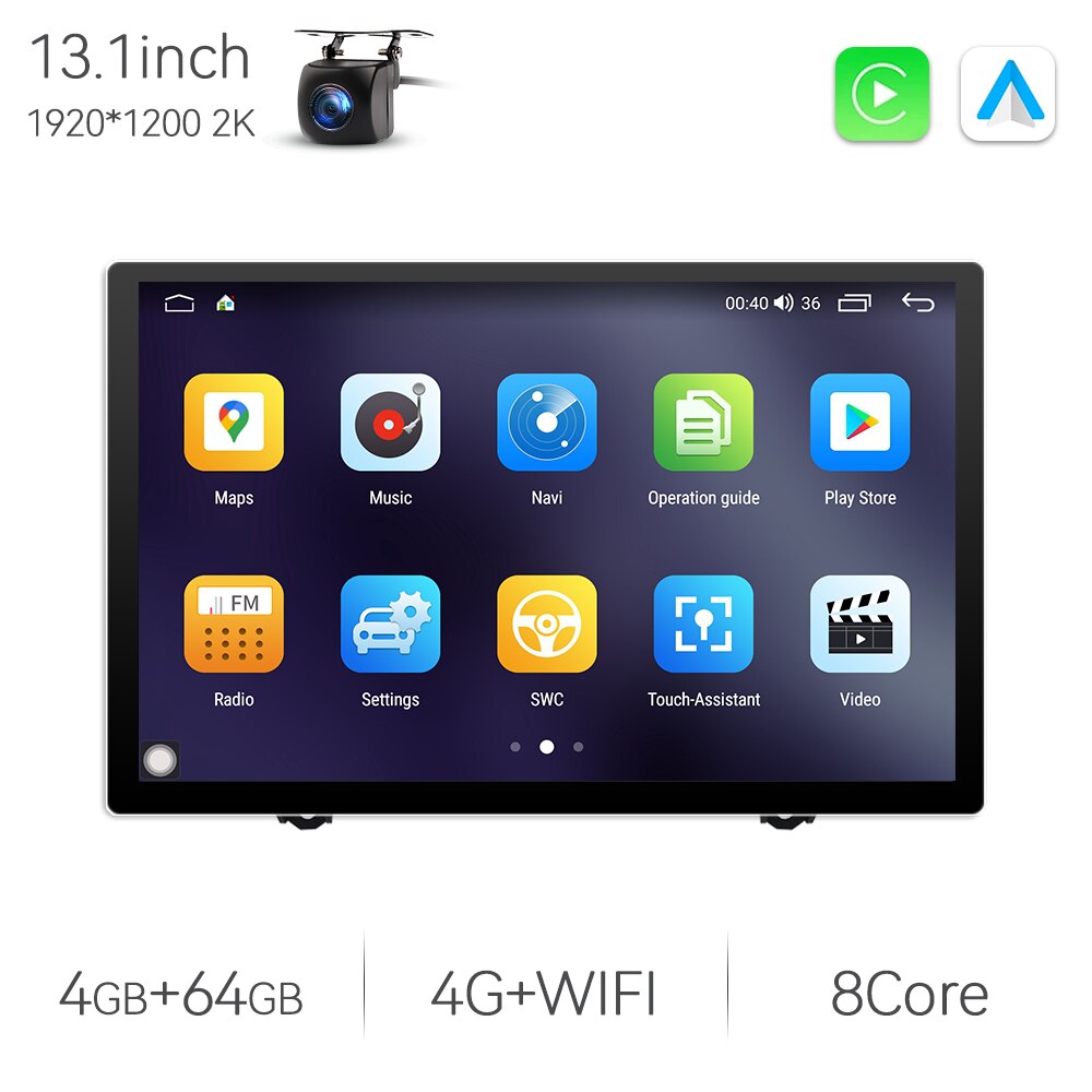 Eunavi 7862 8Core 2K 13.1inch 2din Android Radio For Nissan x trail t31 2007-2013 Car Multimedia Video Player GPS Stereo
