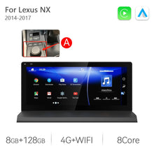 Charger l&#39;image dans la galerie, Eunavi 12.3 Car Video Player CARPLAY For lexus NX NX300h NX300 NX200T 2014-2017 GPS Navigation 1920*720 Stereo Android 11