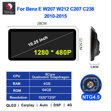 Załaduj zdjęcie do przeglądarki galerii, Eunavi Android Car Radio stereo Multimedia Video Player For Mercedes Benz E class W207 W212 C238 C207 Car GPS Navigation 4G