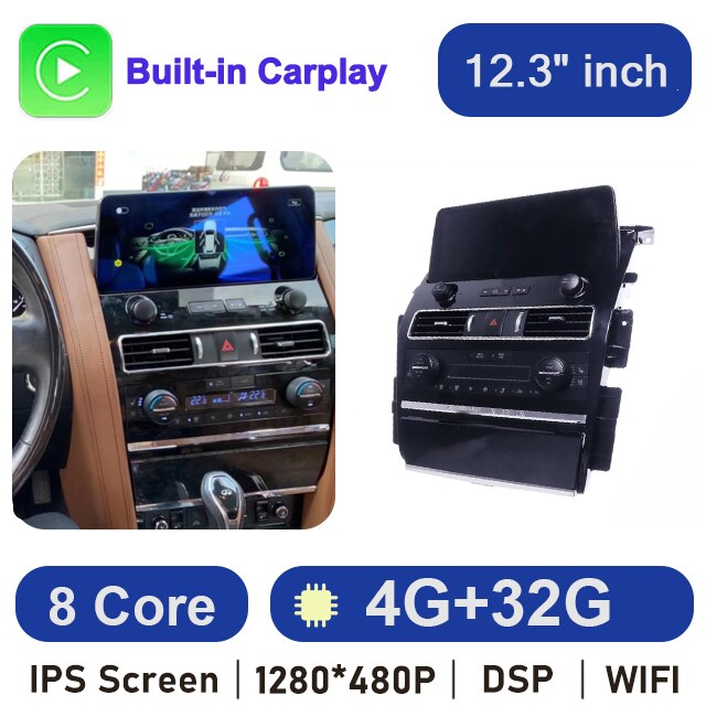 Eunavi Android Car Radio multimedia Player For NISSAN PATROL Y62 QX80 Armada 2010+ Auto Stereo GPS Navigation Carplay BT Touch