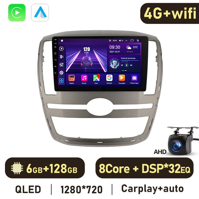 Eunavi 4G 2DIN Android Auto Radio GPS For Buick Lacrosse 2006 - 2008 Car Multimedia Video Player Carplay 2 Din DVD