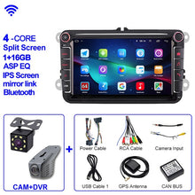 Cargar imagen en el visor de la galería, Eunavi Android 11 Car Video Player CARPLAY For VW Volkswagen Passat B7 B6 Golf Touran Polo Tiguan Jetta GPS Navigation Stereo