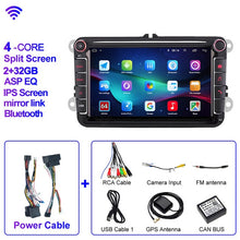 Cargar imagen en el visor de la galería, Eunavi Android 11 Car Video Player CARPLAY For VW Volkswagen Passat B7 B6 Golf Touran Polo Tiguan Jetta GPS Navigation Stereo