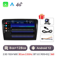 Charger l&#39;image dans la galerie, Eunavi Android 10 Car Radio For Skoda Superb 2 B6 2008 - 2015 Multimedia Video Player GPS Autoradio Carplay 4G 2din 2 Din No DVD