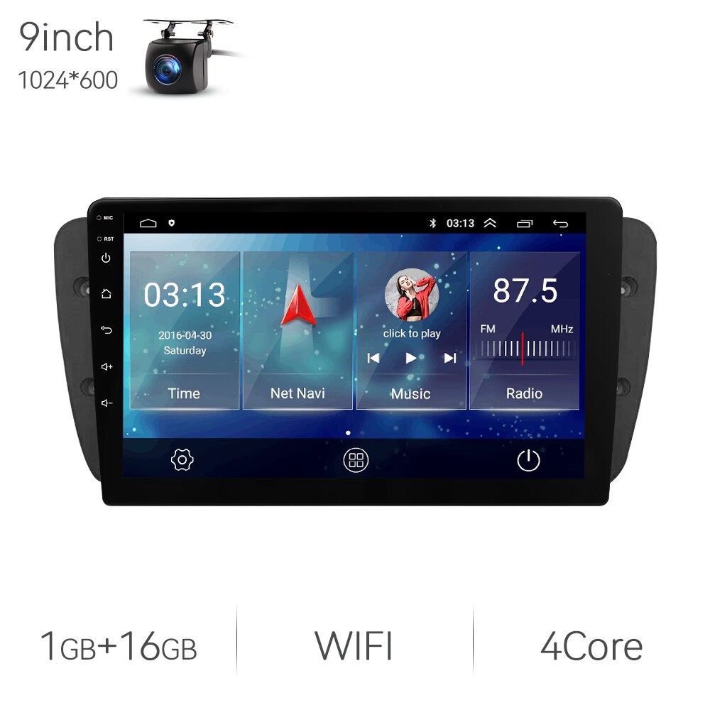 Eunavi 7862 13.1inch 2K 2din Android Auto Radio For Seat Ibiza 6j 2009 - 2013 Car Multimedia Video Player GPS Stereo 4G 8Core