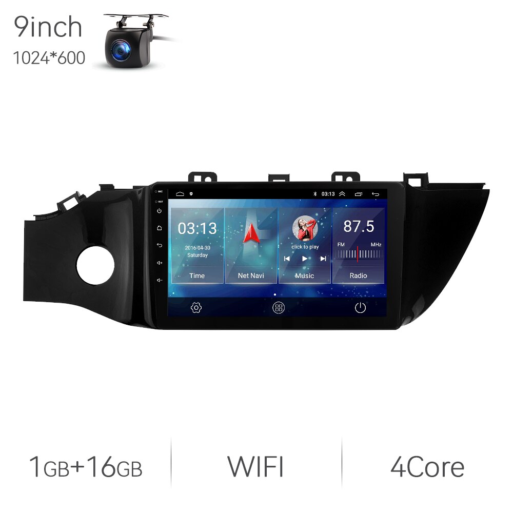 Eunavi 7862 8Core 2K 13.1inch 2din Android Radio For Kia RIO 4 2016 - 2019 Car Multimedia Video Player GPS Stereo Carplay