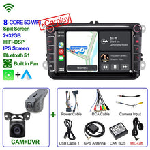 Załaduj zdjęcie do przeglądarki galerii, Eunavi Android 11 Car Video Player CARPLAY For VW Volkswagen Passat B7 B6 Golf Touran Polo Tiguan Jetta GPS Navigation Stereo