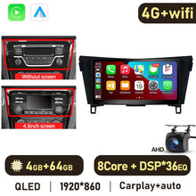 Załaduj zdjęcie do przeglądarki galerii, Eunavi 2 Din Android Auto Radio For Nissan Qashqai J11 X-Trail 3 T32 2013-2017 Carplay Car Multimedia Player GPS 2din Autoradio