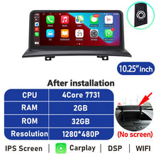 Cargar imagen en el visor de la galería, Eunavi 10.25&#39;&#39; Screen 1920*720P Android Auto Radio For BMW X3 E83 2006-2010 Car Multimedia Player Navigation GPS Carplay No DVD