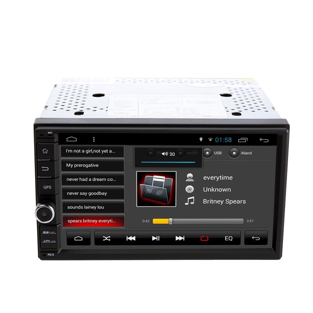 Eunavi 2 din Android 9.0 Universal car multimedia Radio Stereo GPS Navigation player 2din headunit pc with TDA7851 RDS wifi usb