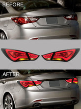 Cargar imagen en el visor de la galería, VLAND Car Accessories LED Tail Lights Assembly For HYUNDAI SONATA 2011-2014 Tail Lamp With LED Turn Signal Reverse DRL Lights