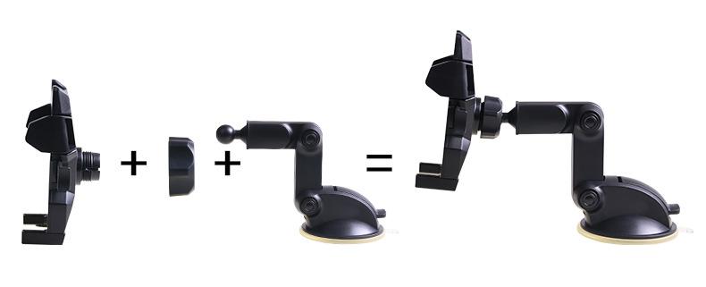 Shunwei car phone holder telescopic arm suction cup holder mobile phone holder navigation bracket SD-1124