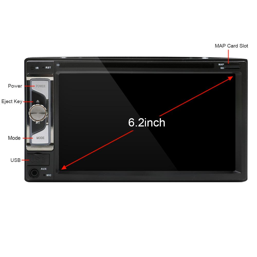 Eunavi Universal Double 2 Din Android 10 Car DVD Radio Multimedia Stereo 2din GPS Navigation WiFi Bluetooth Touch Screen RDS