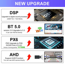 Charger l&#39;image dans la galerie, Eunavi 2 Din Android Car DVD Multimedia Player GPS for FORD Focus 2 II Mondeo S-MAX C-MAX Galaxy 2Din 4G 64GB Touch screen