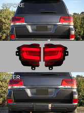 Charger l&#39;image dans la galerie, VLAND Tail Lights Assembly For Toyota Land Cruiser 2016-2019 Taillight Tail Lamp With Turn Signal Reverse Lights LED DRL Light