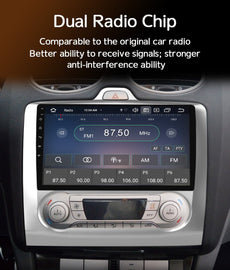 Eunavi 4G 1280*720 Android 11 Car Radio Multimedia Video Player For Ford Focus 2 3 Mk2 MK3 2004 - 2011 hatchback GPS DVD 2 DIN