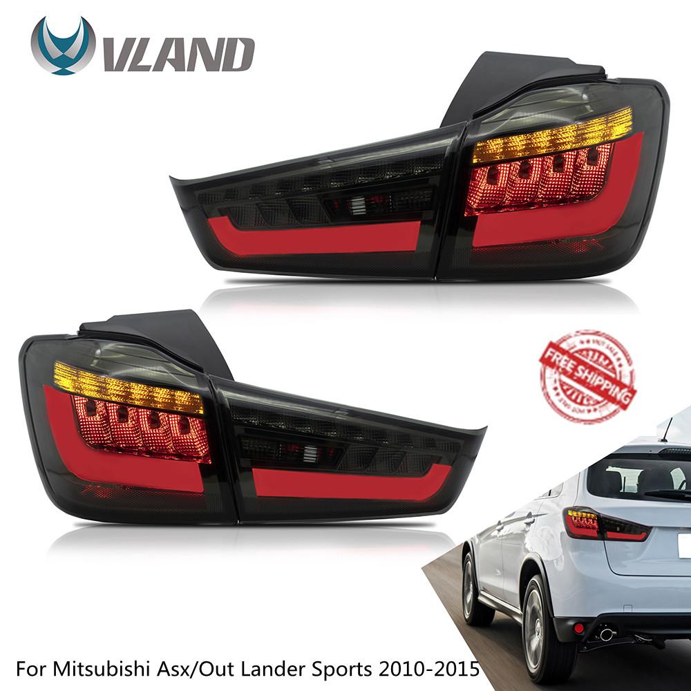 VLAND Car Accessories LED Tail Lights Assembly For Mitsubishi Asx/Out Lander Sports 2010-2015 Tail Lamp Turn Signal Reverse