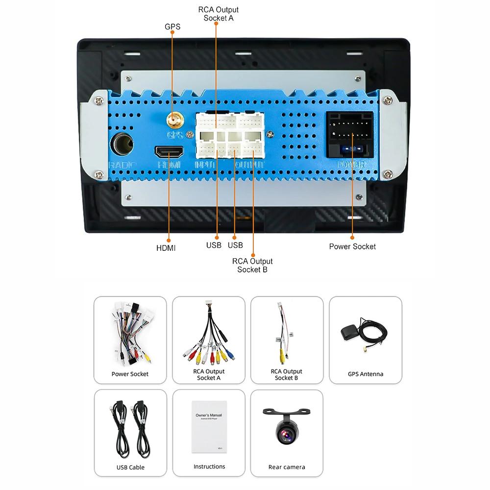 Eunavi 2 din car radio stereo multimedia GPS for Toyota Reiz 2010-2017 2din headunit TDA7851 Subwoofer USB NO DVD Android 10