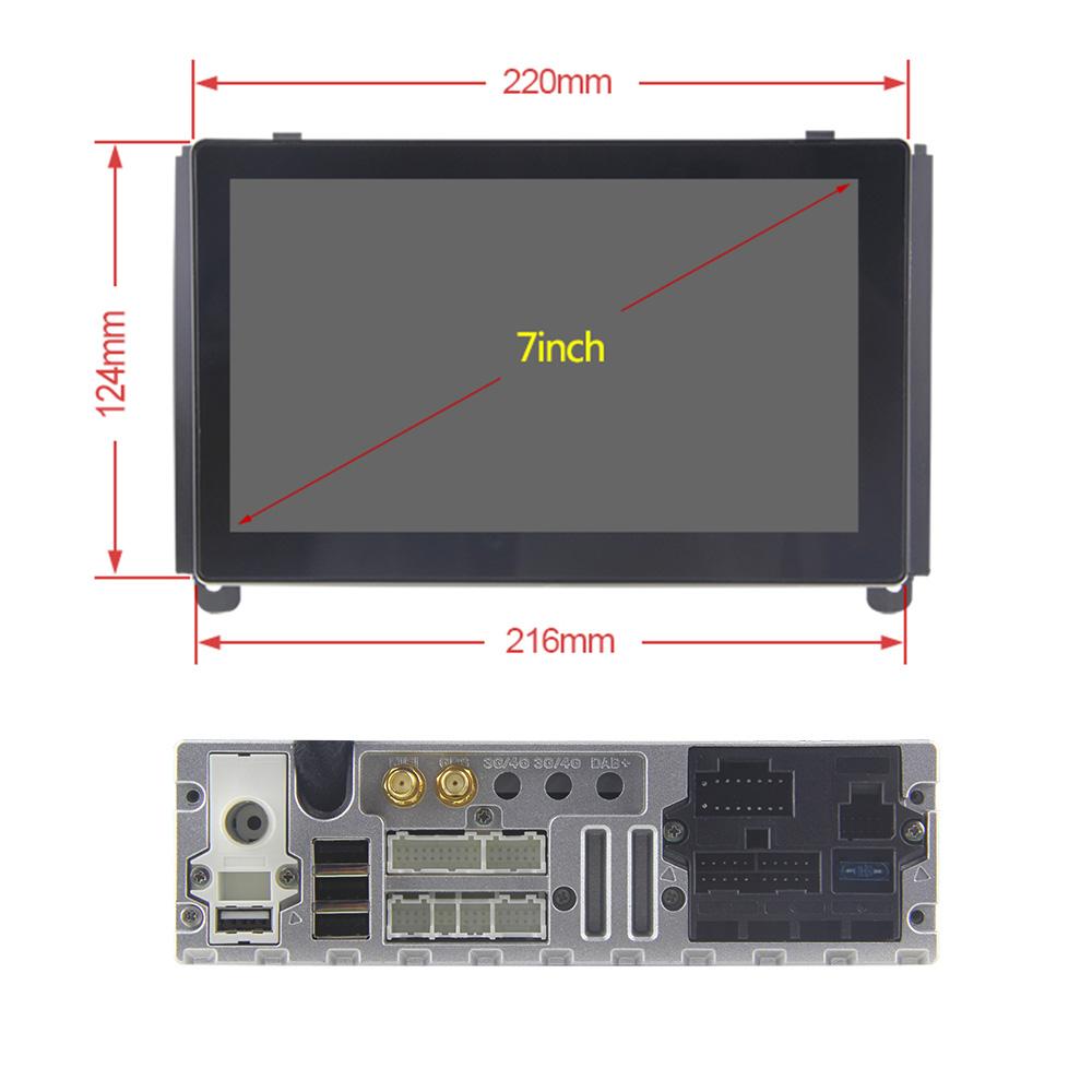 Eunavi 1 din Android 9.0 Car dvd Player GPS Navigation for Peugeot 407 2004-2010 Multimedia Stereos auto radio NO 2din CD DVD