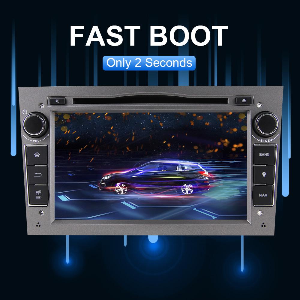 Eunavi 2 DIN Car Multimedia Player Android 10 Radio Audio Auto DVD GPS For Opel Astra Meriva Vectra Antara Zafira Corsa Vauxhall