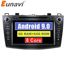 Load image into Gallery viewer, Eunavi 2 din TDA7851 Android 9 Car DVD Multimedia Player for MAZDA 3 2007-2012 2din gps navigation radio 4GB 64GB stereo dsp bt