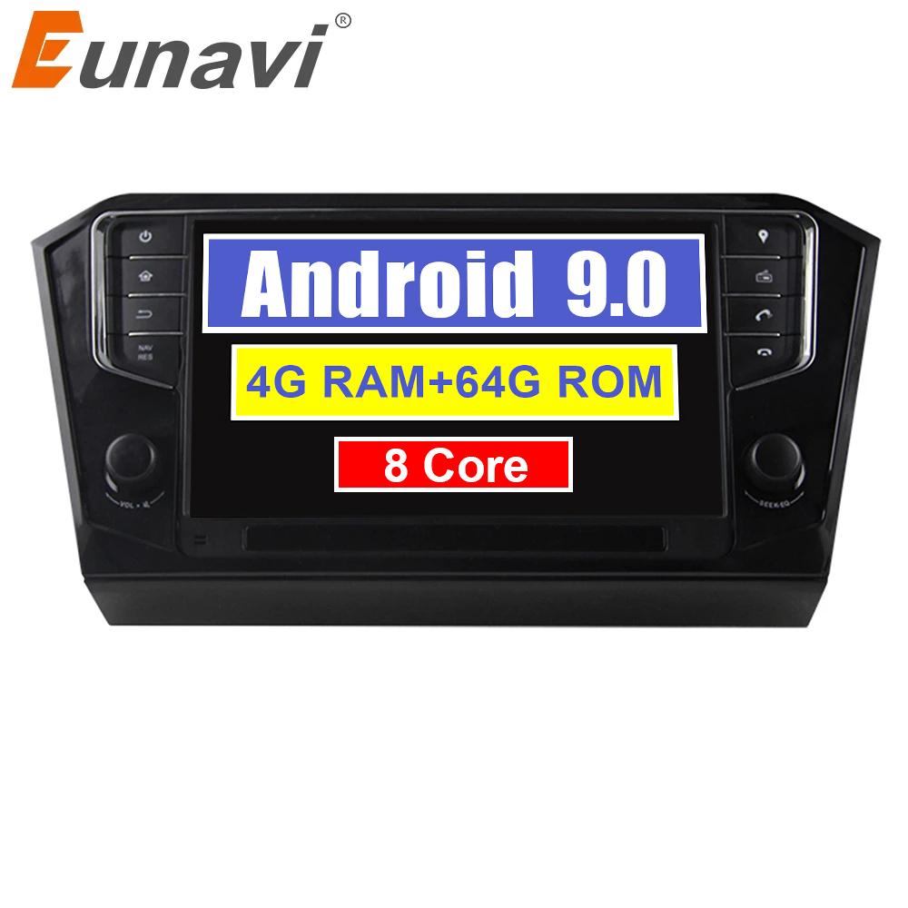 Eunavi Android unit Car Radio GPS Multimedia player For VW Volkswagen Passat B7 GPS Navigation 9'' auto audio subwoofer usb wifi