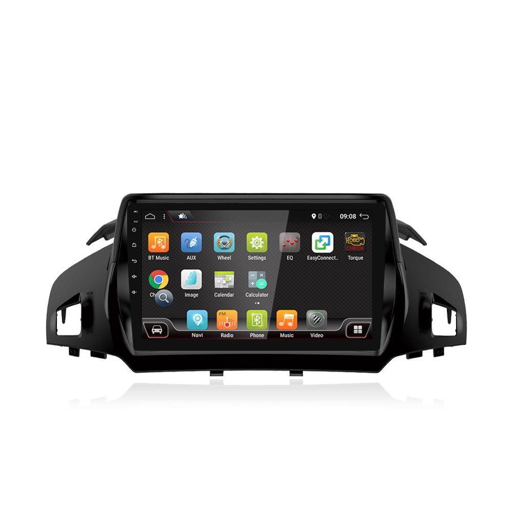 Eunavi 2 Din Android 10 Car Radio Multimedia Stereo Video Navigation GPS For Ford Kuga 2013-2017 2din headunit RDS WIFI