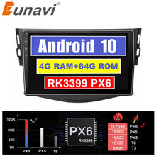 Load image into Gallery viewer, Eunavi 2 din car radio for Toyota RAV4 Rav 4 2007 2008 2009 2010 2011 multimedia player 2din head unit 4G wifi gps navigation