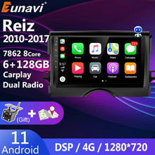 Załaduj zdjęcie do przeglądarki galerii, Eunavi 2 Din Car Radio Android 11 For Toyota Mark X Reiz GPS Multimedia Video Player Autoradio Navigation Audio X130 2din dvd