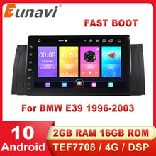 Load image into Gallery viewer, Eunavi 9&#39;&#39; DSP TEF7708 Car Multimedia Radio Player GPS For BMW E39 E53 X5 Range Rover one 1 din headunit Stereo Android 10 4G BT