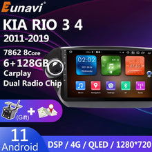 Załaduj zdjęcie do przeglądarki galerii, Eunavi 2Din Car Radio Multimedia Video Player Android 11 2 din dvd 9&#39;&#39; GPS Navigation For Kia RIO 3 4 tape recorder 2011 - 2019