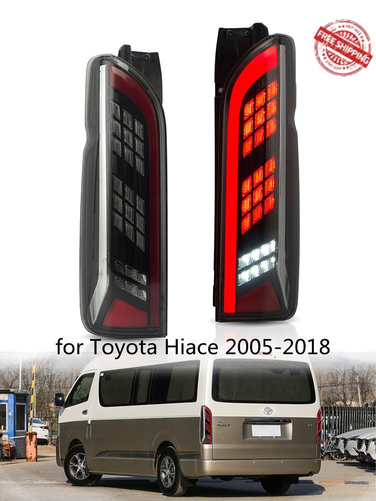 VLAND Tail lights Assembly for Toyota Hiace 2005-2018 Tail light Lamp Plug and Play with sequential Turn Signal